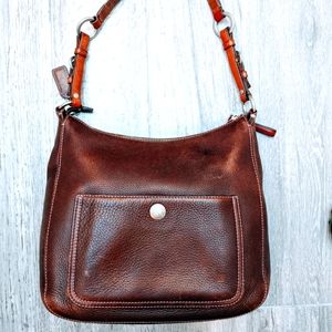 Coach Chelsea Brown Leather Hobo Purse